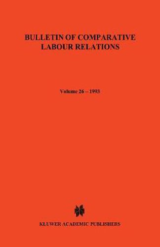 Cover image for Bulletin of Comparative Labour Relations: Industrial Relations in Small and Medium-Sized Enterprises