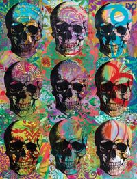 Cover image for Dean Russo Skull Mosaic Journal: Lined Journal