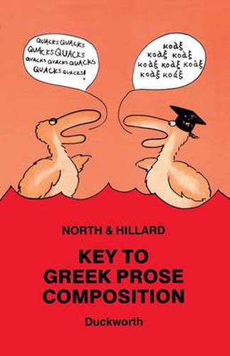 Cover image for Key to Greek Prose Composition