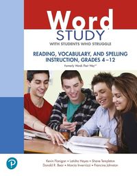 Cover image for Word Study with Students Who Struggle