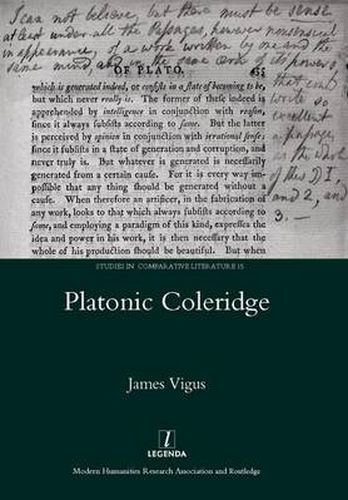 Cover image for Platonic Coleridge