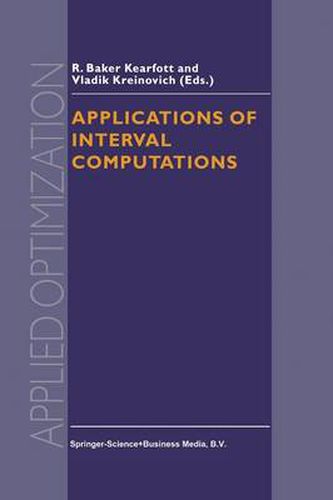 Cover image for Applications of Interval Computations