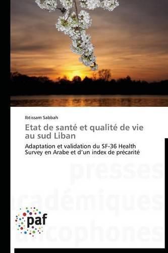 Cover image for Etat de Sante Et Qualite de Vie Au Sud Liban