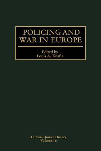 Cover image for Policing and War in Europe