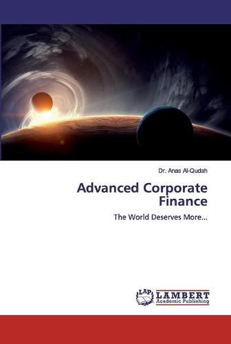 Cover image for Advanced Corporate Finance