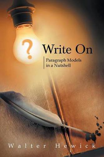 Cover image for Write On: Paragraph Models in a Nutshell