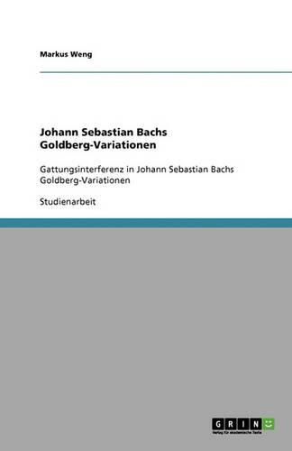 Cover image for Johann Sebastian Bachs Goldberg-Variationen