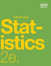 Cover image for Introductory Statistics 2e (paperback, b&w)