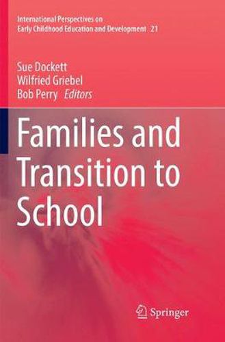 Cover image for Families and Transition to School
