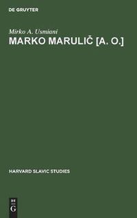 Cover image for Marko Marulic [a. o.]