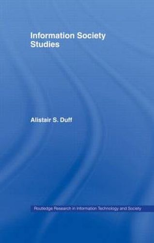 Cover image for Information Society Studies