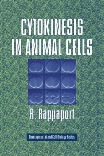 Cover image for Cytokinesis in Animal Cells