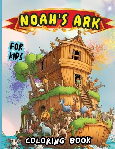 Cover image for Noah's Ark Coloring Book for Kids