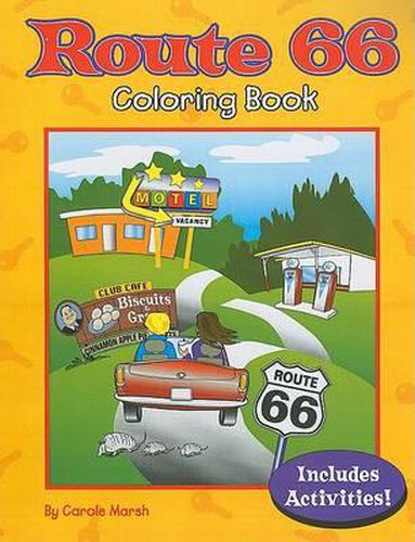 Cover image for Route 66 Coloring Book