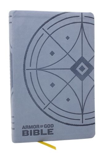 Cover image for NKJV Armor of God Bible, Blue/Gray Leathersoft (Children's Bible, Red Letter, Comfort Print, Holy Bible): New King James Version