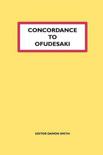 Cover image for Concordance to Ofudesaki