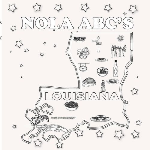 Cover image for NOLA ABC'S Coloring Book