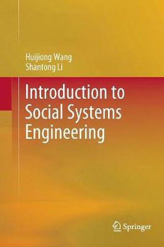 Cover image for Introduction to Social Systems Engineering