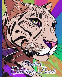 Cover image for Panther Coloring Book For Kids