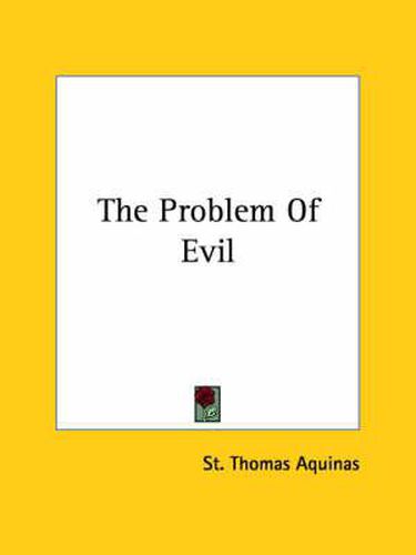 Cover image for The Problem of Evil