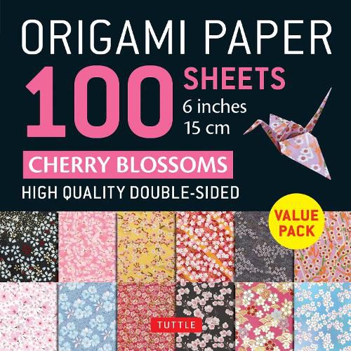 Cover image for Origami Paper 100 Sheets Cherry Blossoms 6" (15 cm)