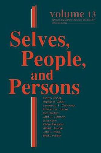 Cover image for Selves, People, And Persons: What Does It Mean to be a Self?