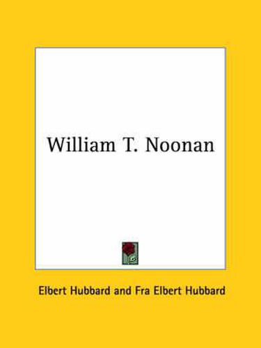 Cover image for William T. Noonan