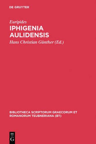 Cover image for Iphigenia Aulidensis CB