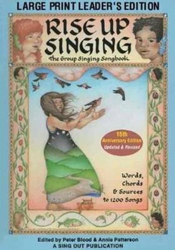 Cover image for Rise Up Singing - The Group Singing Songbook: Large Print Leader's Edition