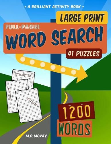 Cover image for Large Print Word Search Puzzles