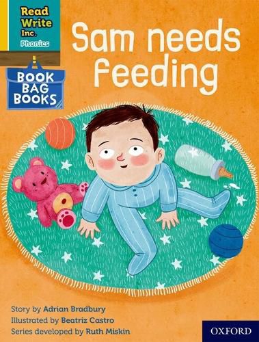 Cover image for Read Write Inc. Phonics: Sam needs feeding (Yellow Set 5 Book Bag Book 7)