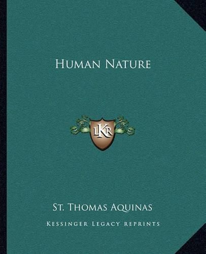 Cover image for Human Nature