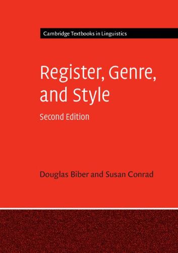 Cover image for Register, Genre, and Style