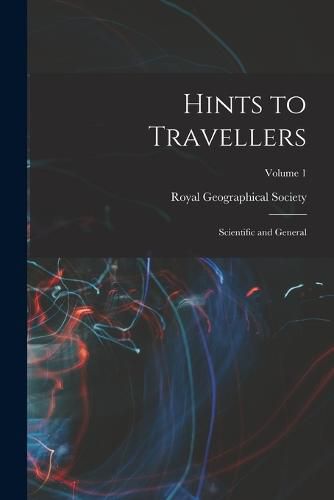 Cover image for Hints to Travellers