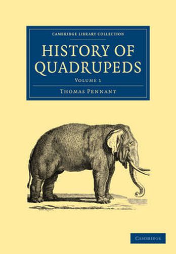 Cover image for History of Quadrupeds 2 Volume Paperback Set