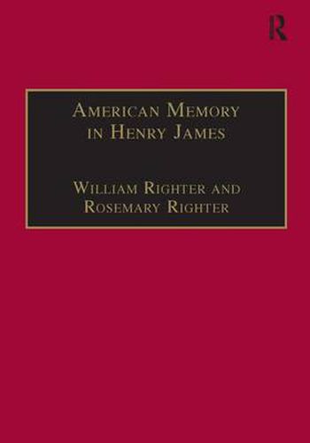 Cover image for American Memory in Henry James: Void and Value