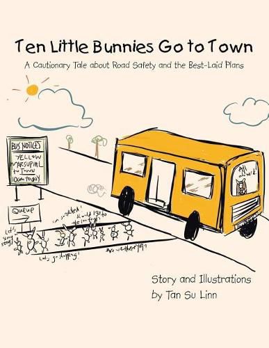 Cover image for Ten Little Bunnies Go to Town