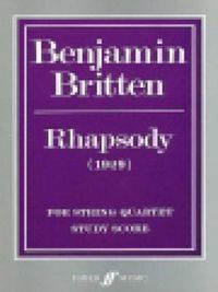Cover image for Rhapsody for String Quartet: (Score)