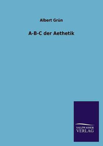 Cover image for A-B-C Der Aesthetik