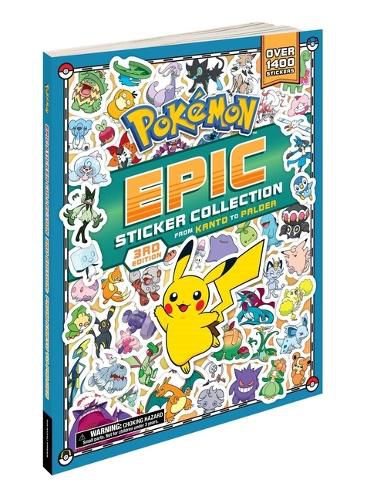 Cover image for Pokemon Epic Sticker Collection 3rd Edition: From Kanto to Paldea