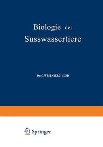 Cover image for Biologie Der Susswassertiere: Wirbellose Tiere