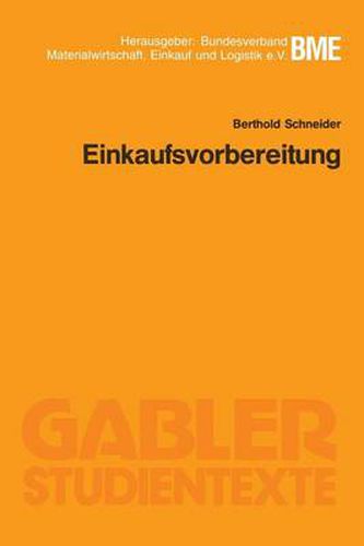 Cover image for Einkaufsvorbereitung