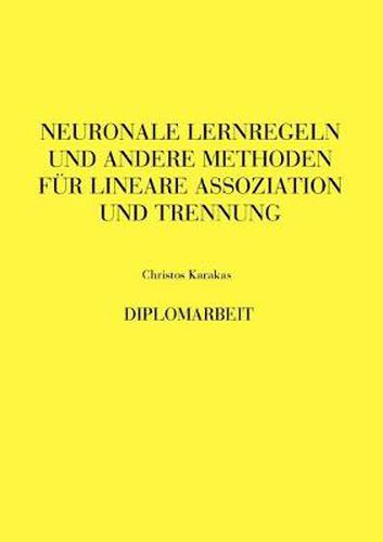 Cover image for Neuronale Lernregeln und andere Methoden