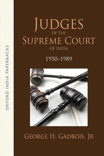 Cover image for Judges of the Supreme Court of India: 1950-89