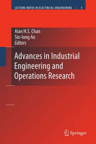 Cover image for Advances in Industrial Engineering and Operations Research