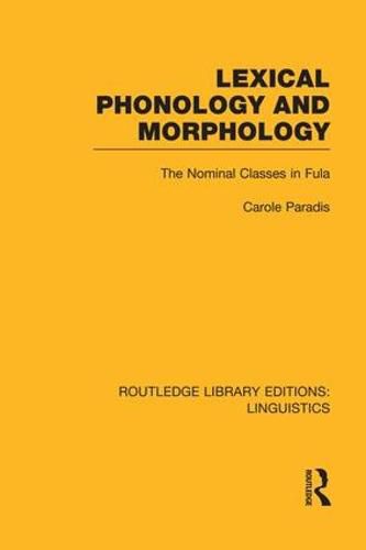 Cover image for Lexical Phonology and Morphology