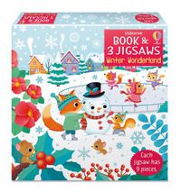 Cover image for Usborne Book and 3 Jigsaws: Winter Wonderland
