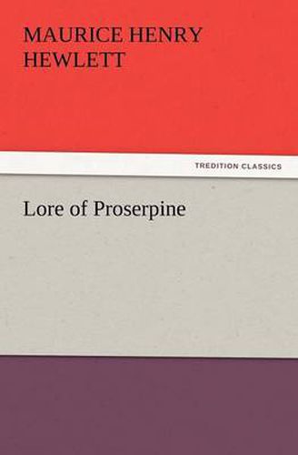 Cover image for Lore of Proserpine