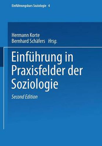 Cover image for Einfuhrung in Praxisfelder der Soziologie