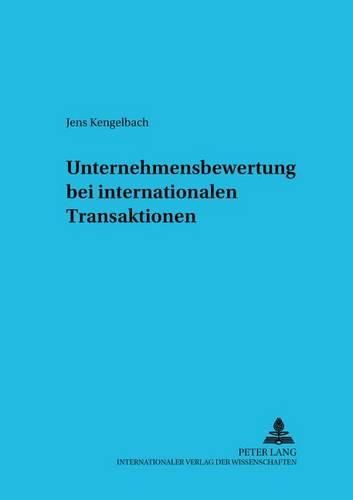 Cover image for Unternehmensbewertung Bei Internationalen Transaktionen